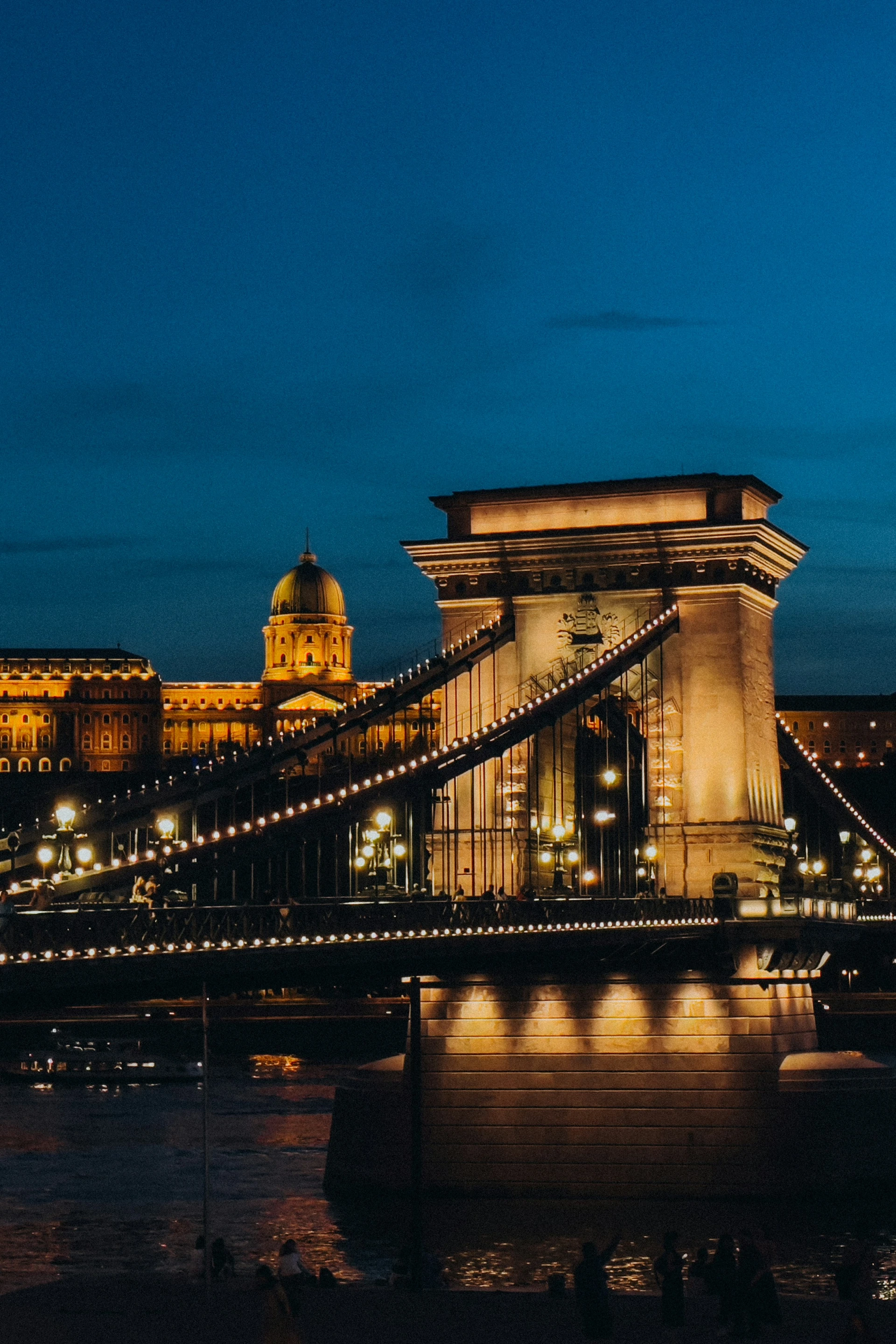 Budapest by the Danube at night for a sunset prosecco cruise